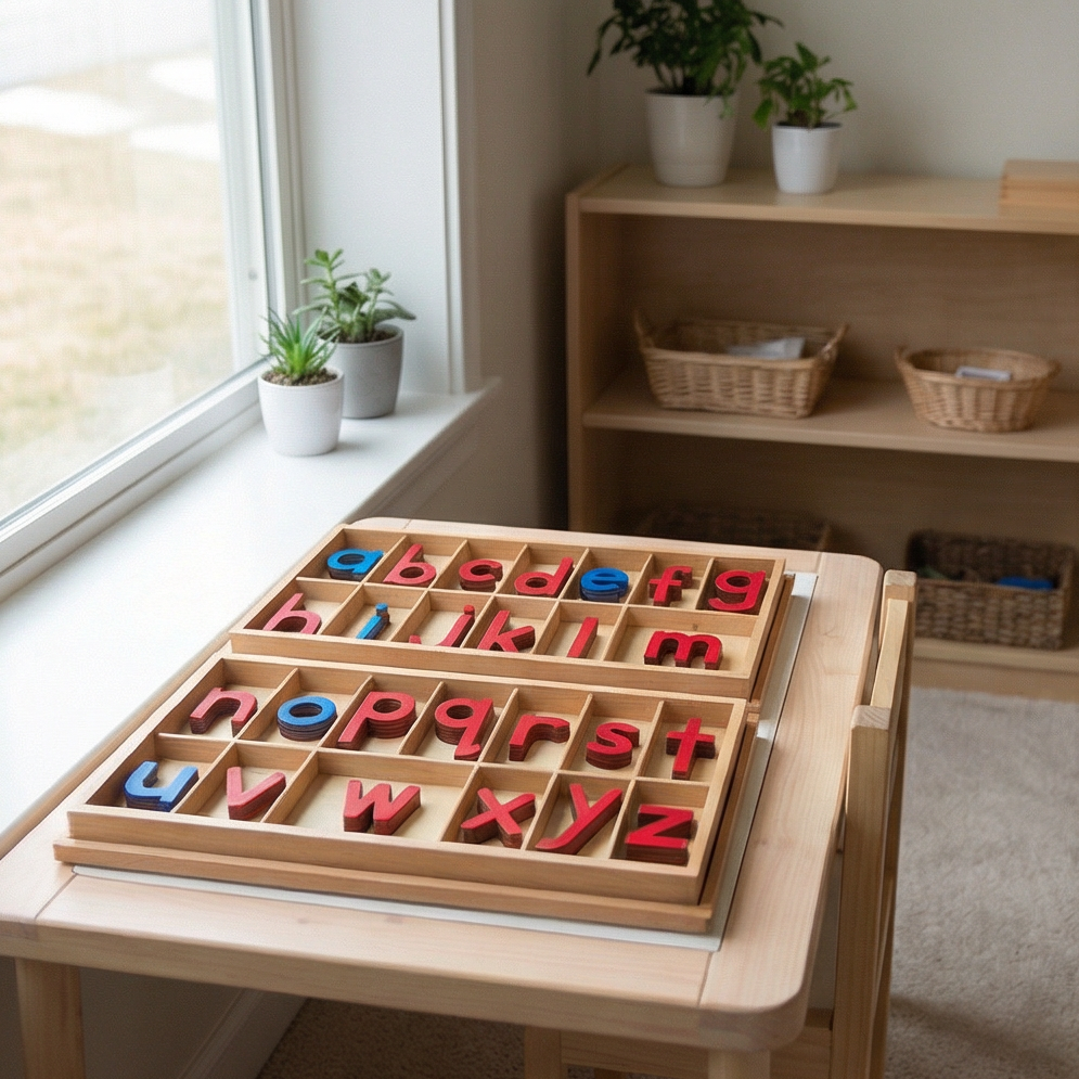 Moveable Alphabet (Red & Blue)