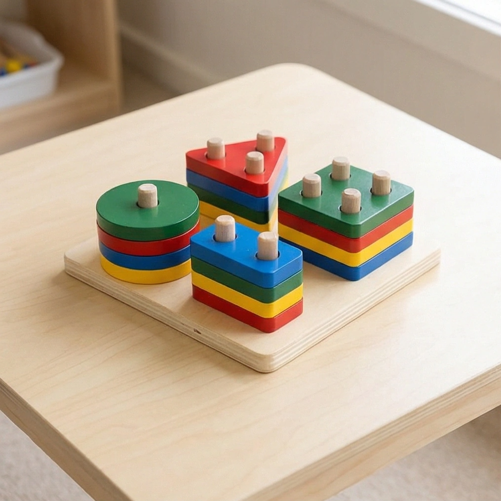 Geometric Shapes on Dowels